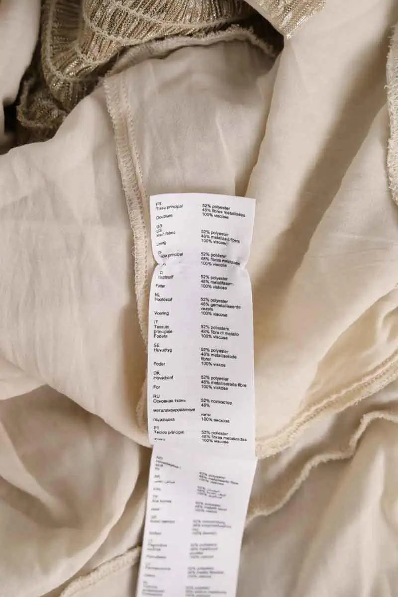 Robe Maje Doré en Synthétique