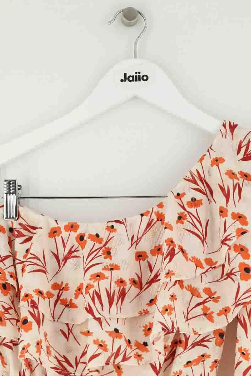 Robe Maje Ecru en Synthétique