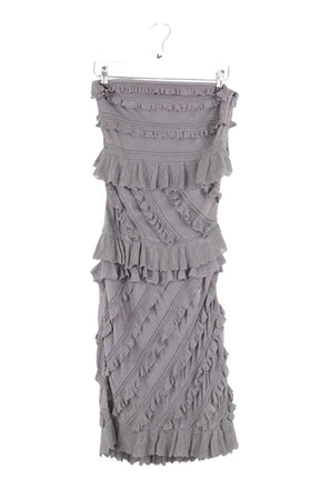 Robe Maje Gris en Synthétique, taille S - Seconde Main