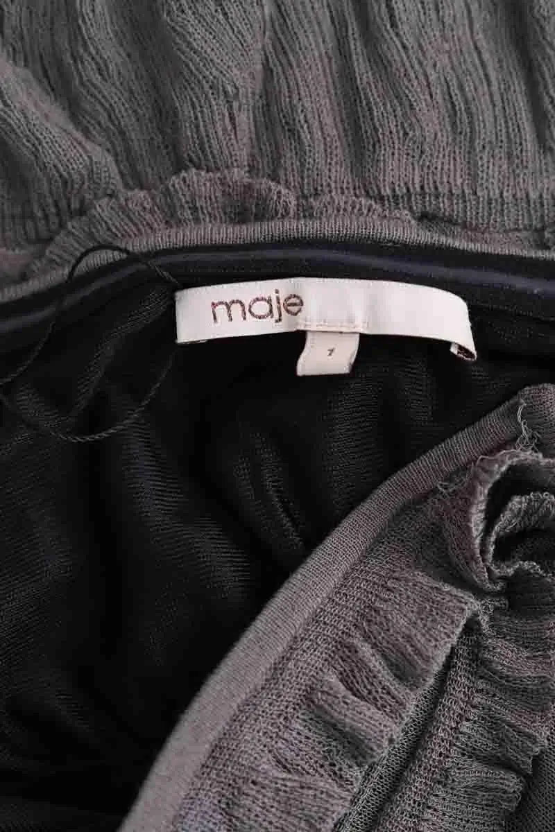 Robe Maje Gris en Synthétique
