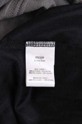 Robe Maje Gris en Synthétique