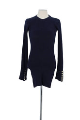 Robe Maje Marine en Coton, taille S - Seconde Main