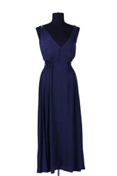 Robe Maje Marine en Synthétique, taille S - Seconde Main