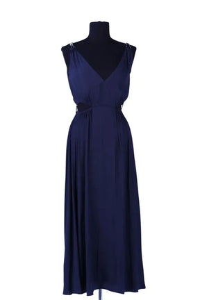 Robe Maje Marine en Synthétique, taille S - Seconde Main