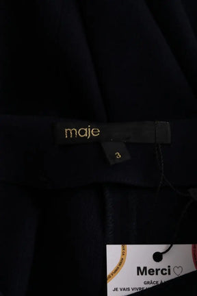 Robe Maje Marine en Viscose