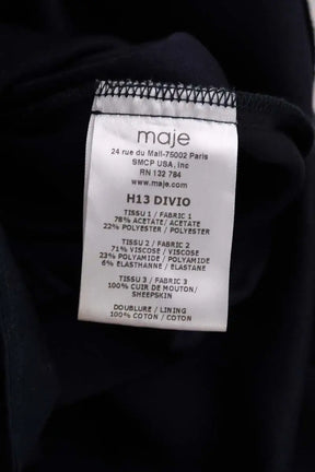 Robe Maje Marine en Viscose