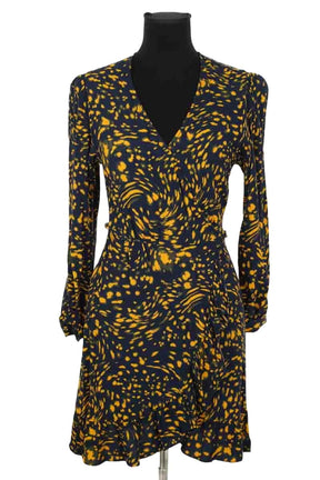 Robe Maje Marine en Viscose, taille S - Seconde Main