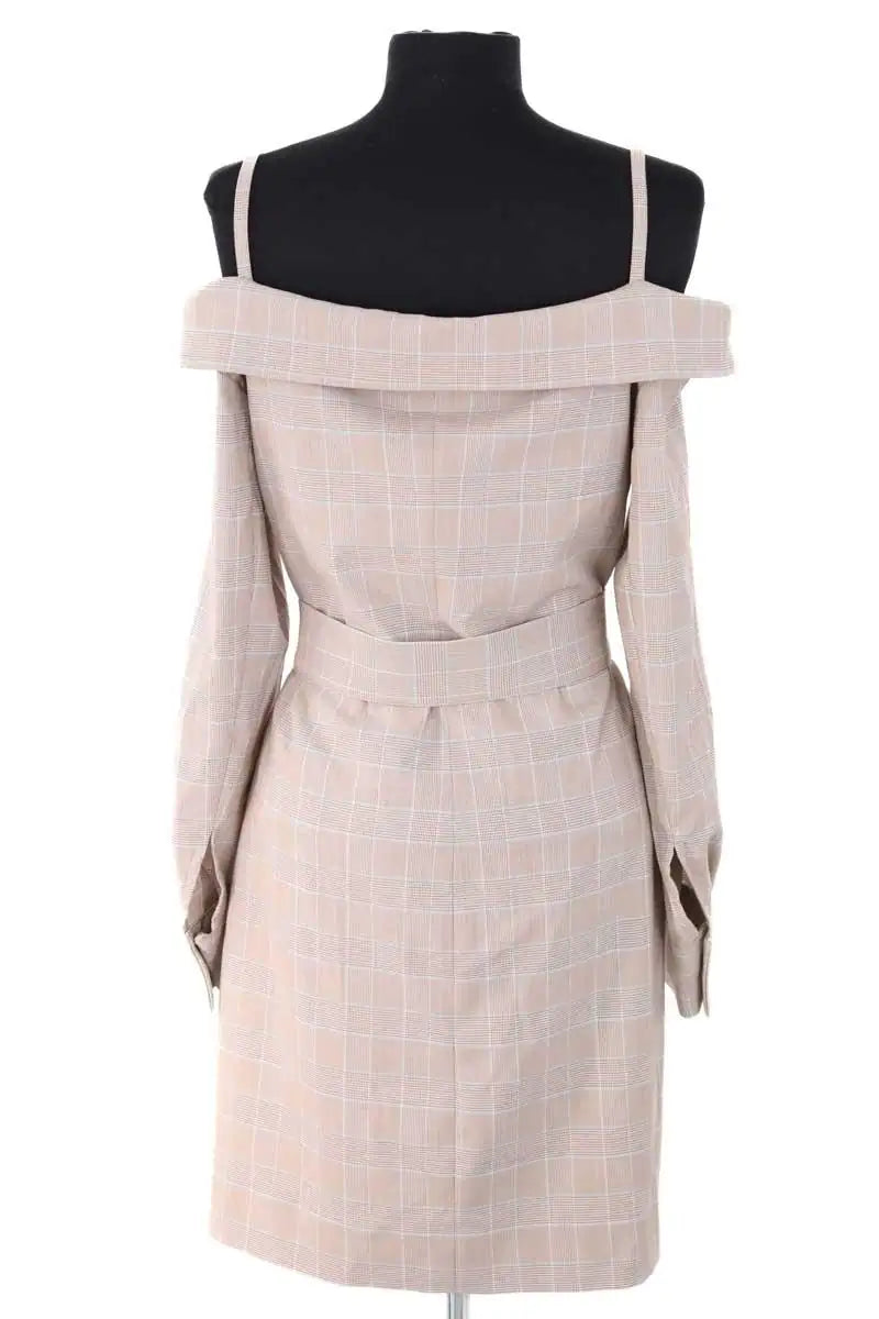 Robe Maje Marron en Synthétique