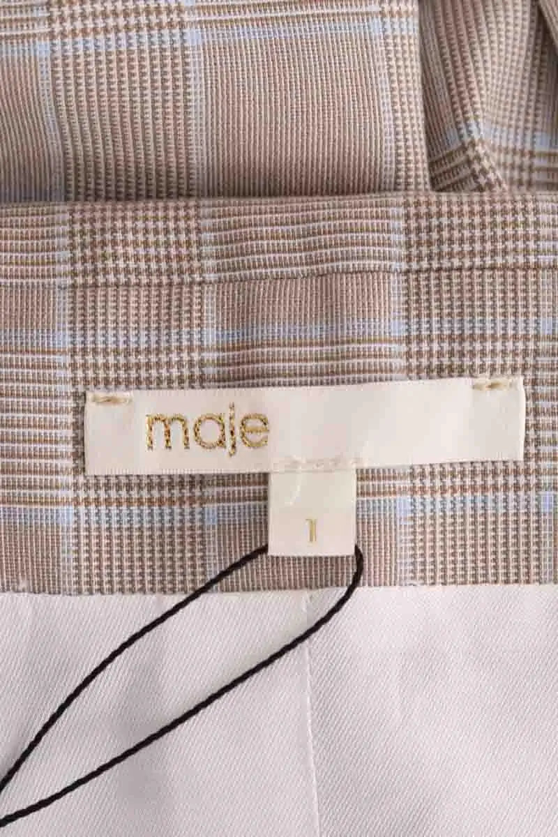 Robe Maje Marron en Synthétique