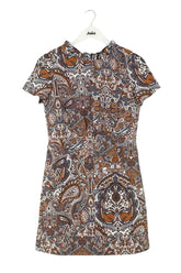 Robe Maje Marron en Synthétique, taille S - Seconde Main