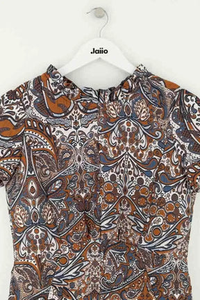 Robe Maje Marron en Synthétique