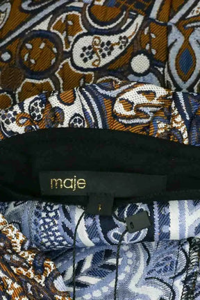 Robe Maje Marron en Synthétique