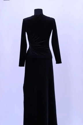 Robe Maje Noir en Coton - élasthanne