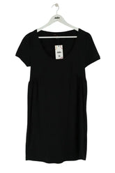 Robe Maje Noir en Coton, taille M - Seconde Main