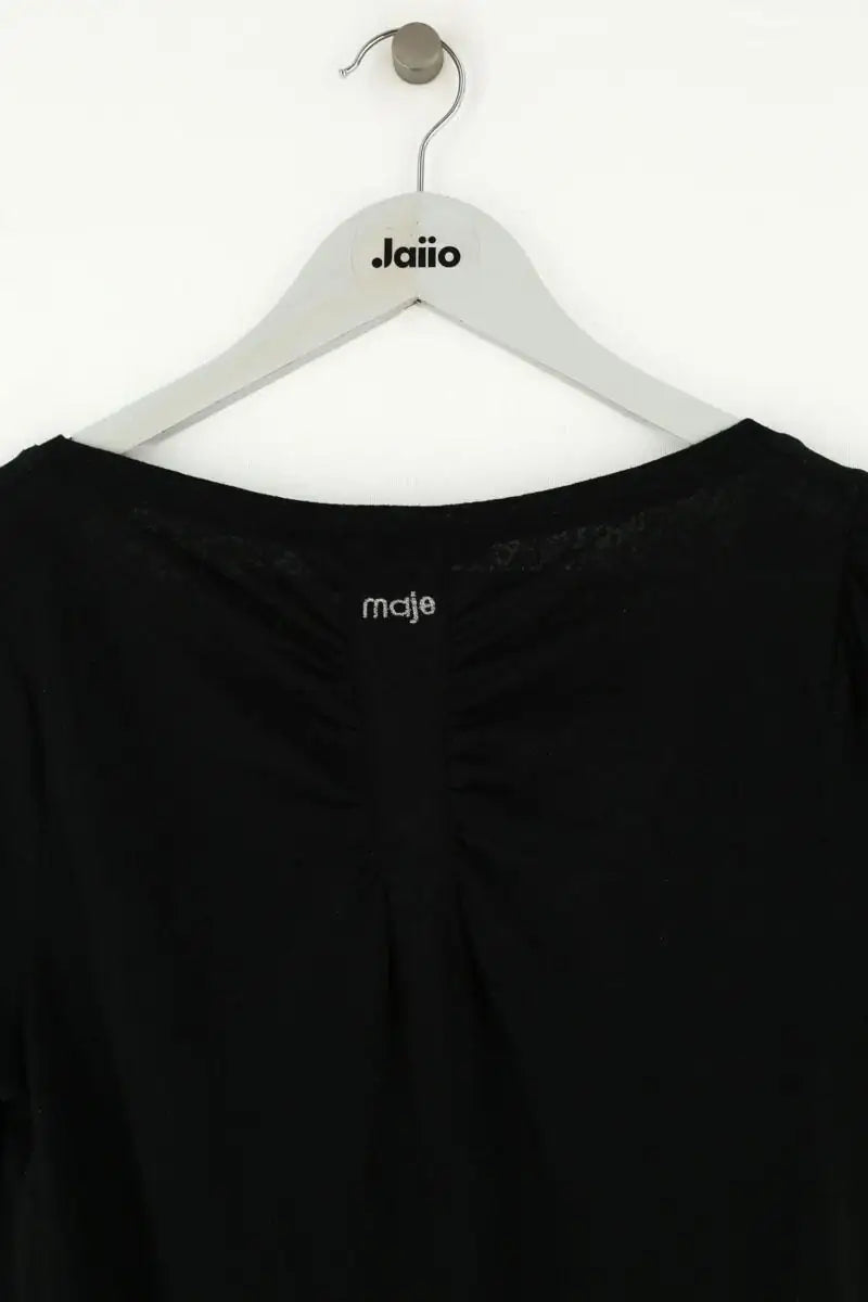 Robe Maje Noir en Coton