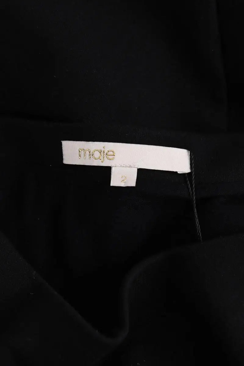 Robe Maje Noir en Coton