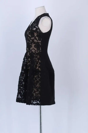 Robe Maje Noir en Coton