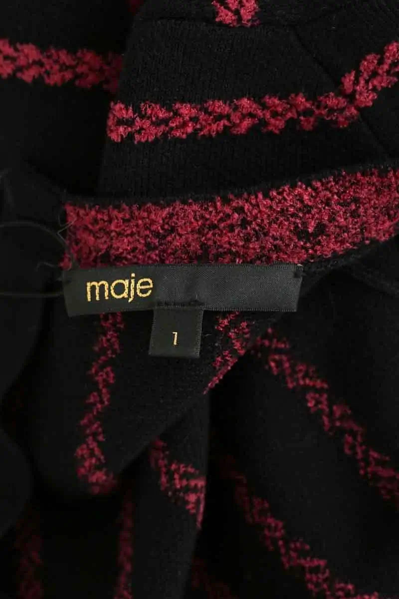 Robe Maje Noir en Coton