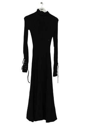 Robe Maje Noir en Coton, taille S - Seconde Main