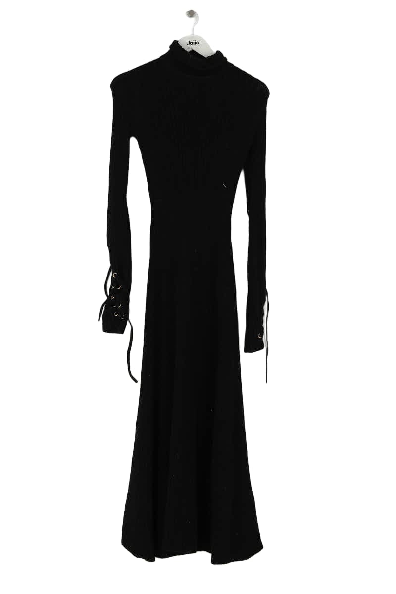 Robe Maje Noir en Coton, taille S - Seconde Main