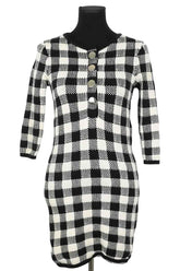 Robe Maje Noir en Coton, taille S - Seconde Main