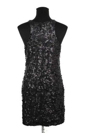 Robe Maje Noir en Paillettes