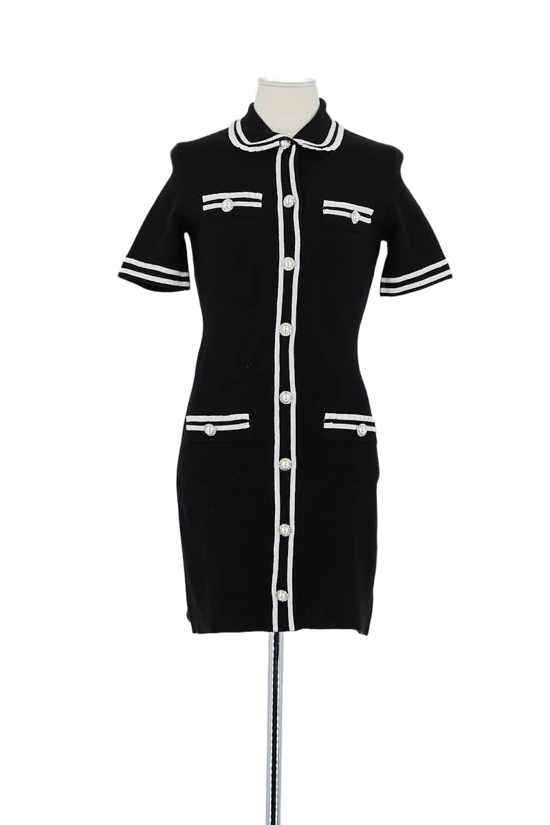 Robe Maje Noir en Polyamide, taille S - Seconde Main