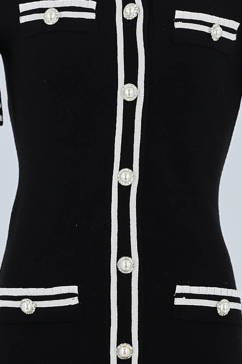 Robe Maje Noir en Polyamide