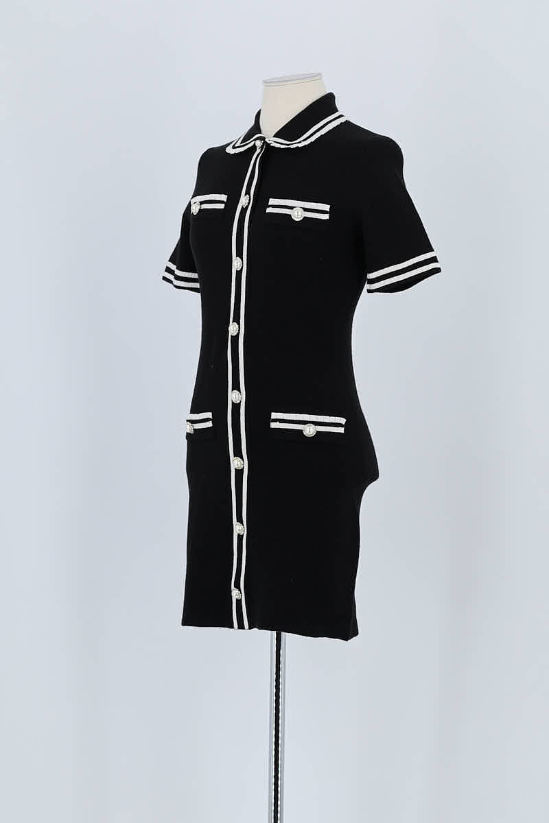 Robe Maje Noir en Polyamide