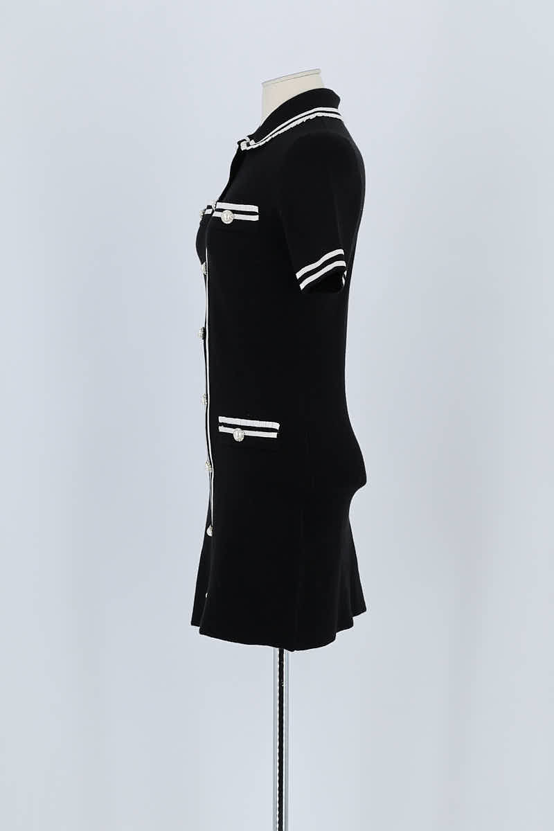 Robe Maje Noir en Polyamide