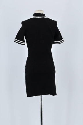 Robe Maje Noir en Polyamide