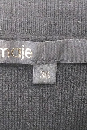 Robe Maje Noir en Polyamide