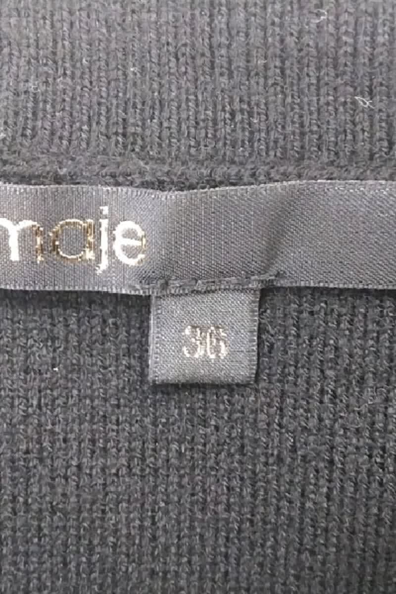 Robe Maje Noir en Polyamide