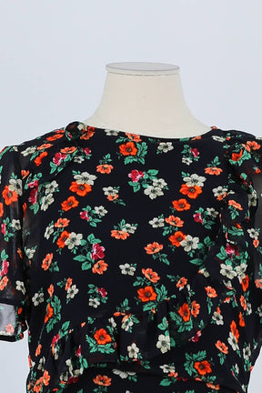 Robe Maje Noir en Polyester