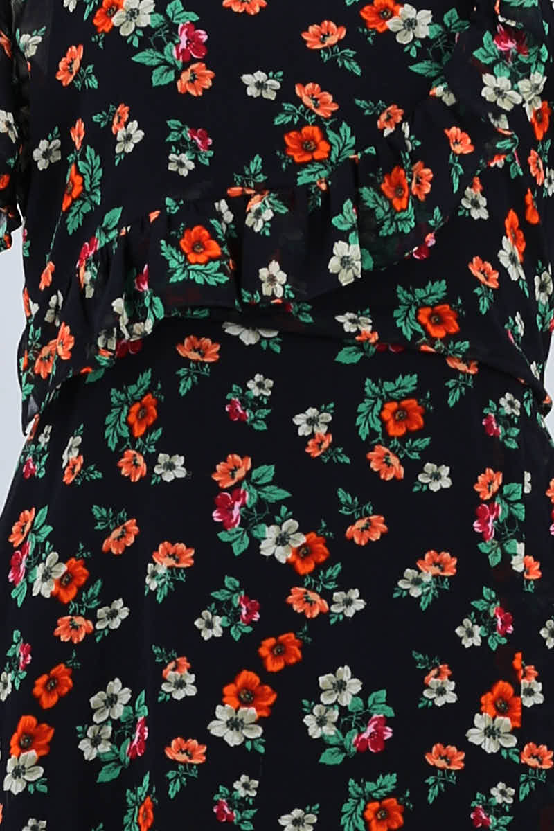 Robe Maje Noir en Polyester