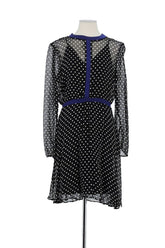 Robe Maje Noir en Polyester, taille M - Seconde Main