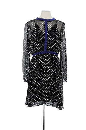 Robe Maje Noir en Polyester, taille M - Seconde Main