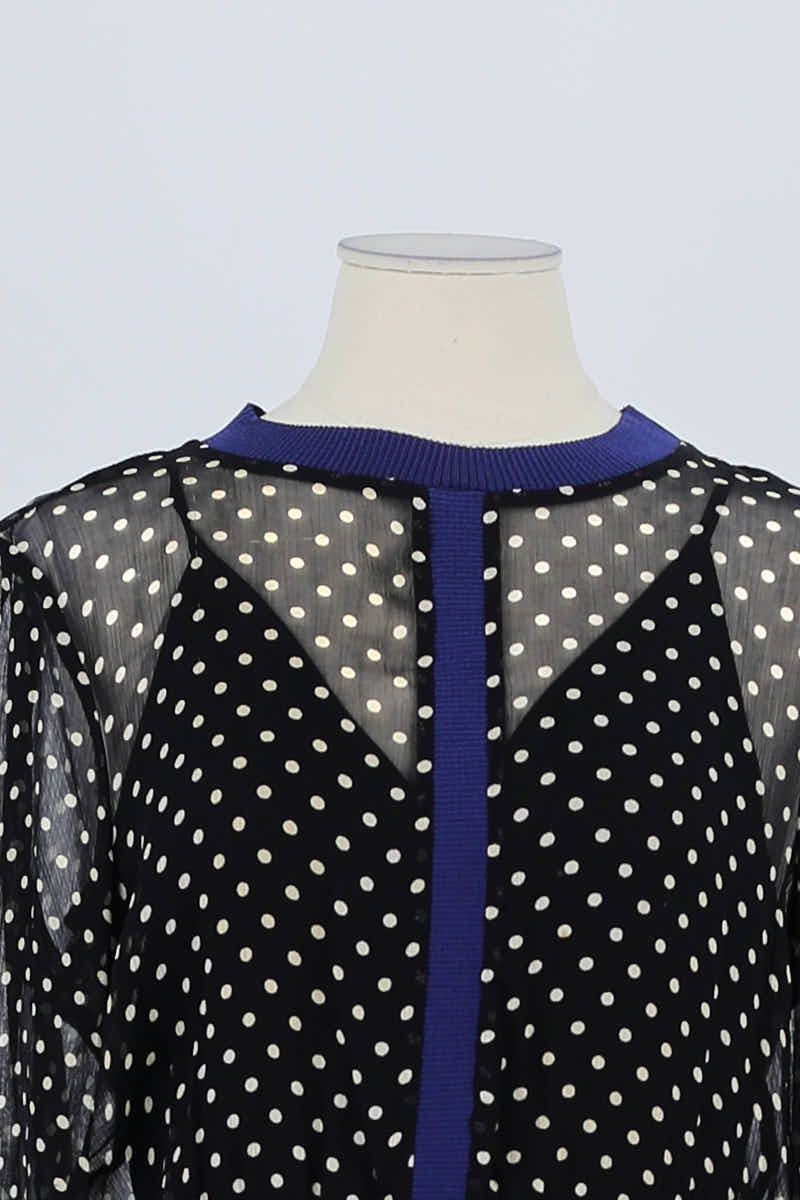 Robe Maje Noir en Polyester