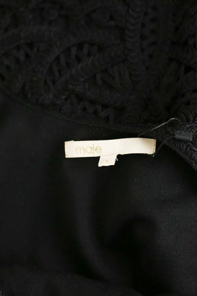Robe Maje Noir en Polyester