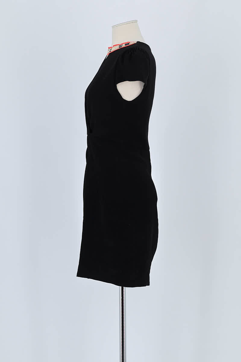 Robe Maje Noir en Polyester