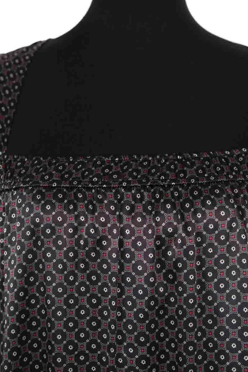 Robe Maje Noir en Soie