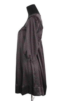 Robe Maje Noir en Soie