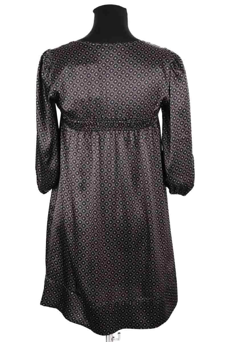 Robe Maje Noir en Soie