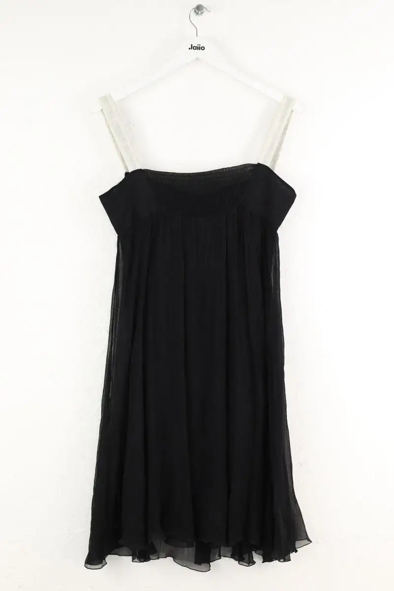 Robe Maje Noir en Soie