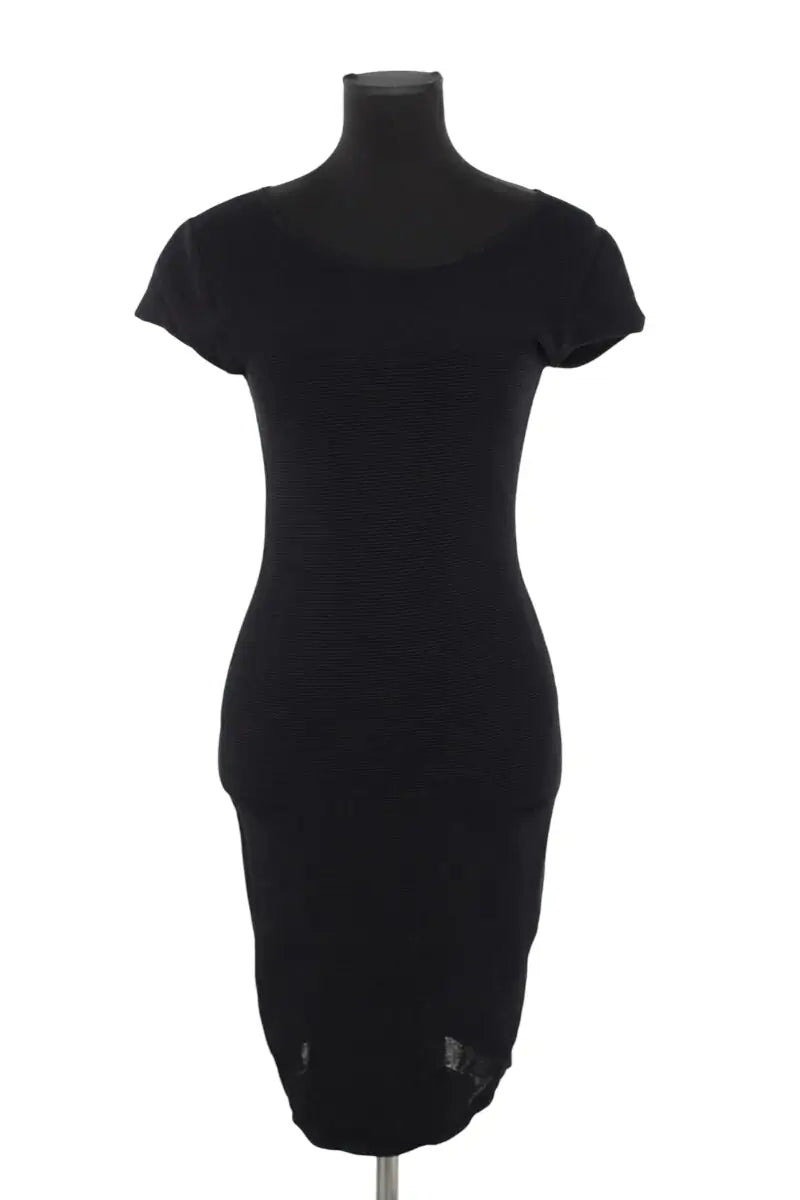 Robe Maje Noir en Synthétique, taille L - Seconde Main