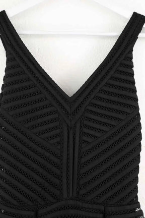 Robe Maje Noir en Synthétique