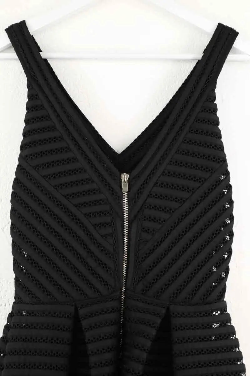 Robe Maje Noir en Synthétique