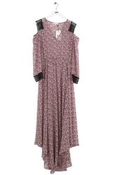 Robe Maje Noir en Synthétique, taille L - Seconde Main