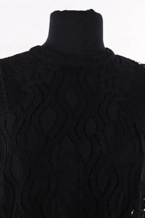 Robe Maje Noir en Synthétique