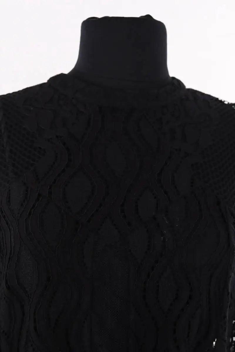 Robe Maje Noir en Synthétique